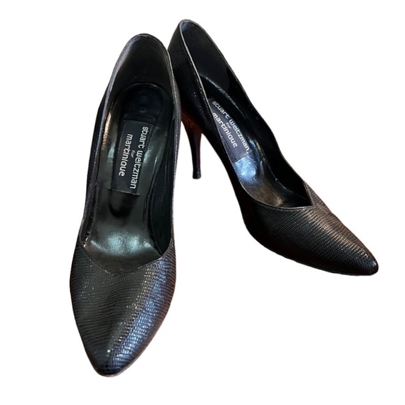 STUART WEITZMAN | Reptile Heels - Size 9 1/2 B - Picture 1 of 9